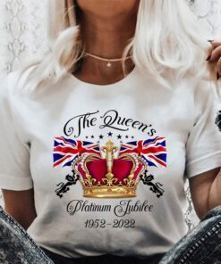 Queen Elizabeth II Platinum Jubilee 2022, The Queen's Crown Tee Shirt