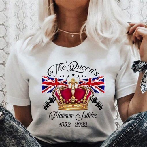 Queen Elizabeth II Platinum Jubilee 2022, The Queen's Crown Tee Shirt