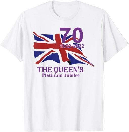 Queen Elizabeths Platinum Jubilee Holiday Celebration 2022 Tee Shirt