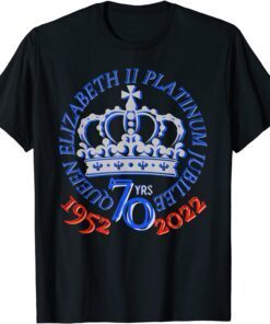 Queen Platinum Jubilee 2022 Queens Jubilee UK Tee Shirt