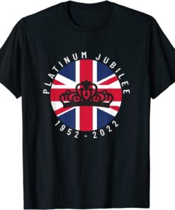 Queen Platinum Jubilee British Flag 70 Year Celebration T-Shirt