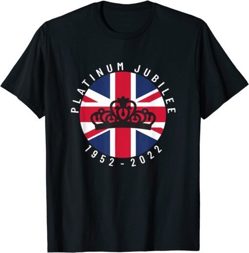 Queen Platinum Jubilee British Flag 70 Year Celebration T-Shirt