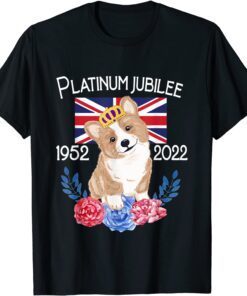 Queens Platinum Jubilee Celebration British Union Jack Tee Shirt