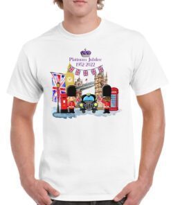 Queens Platinum Jubilee Union Jack Crown The Queen T-Shirt