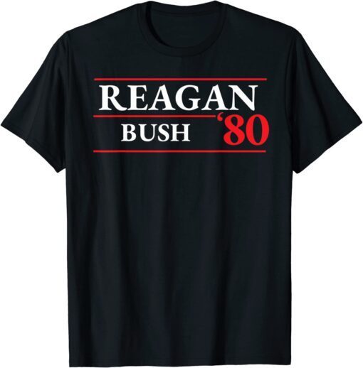 Reagan Bush 1980 Presidential Election T-Shirt