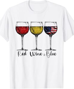 Red White And Blue Glasses, USA US United States Flag Party 2022 Shirt