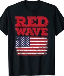 Republican Red Wave Is Coming 2022 Trump America Tee Shirt