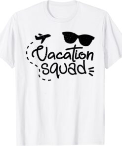 Retro Summer Vacation Squad For Family Matching Vacation Tee Shirt