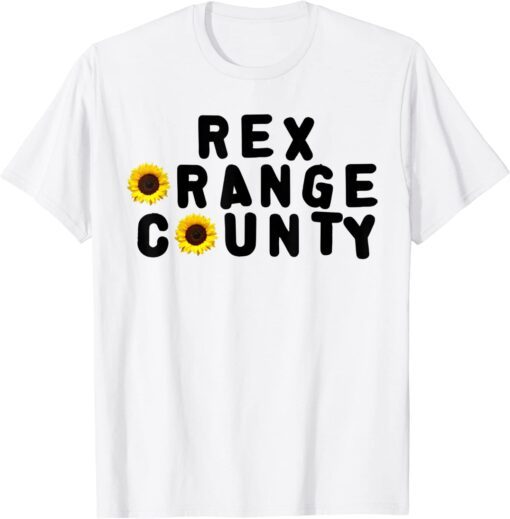 Rex Sunflower Orange Color County Tee Shirt