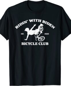 Ridin with Biden Bicycle Club Biden Bike Fall Tee Shirt