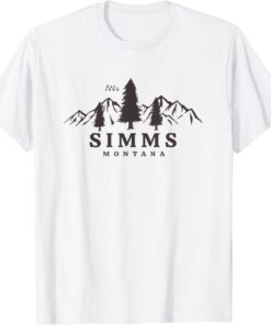 Simms Montana Mountains Tee Shirt