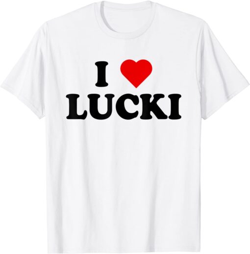 Simone I Love Lucki I Heart Lucki Tee Shirt