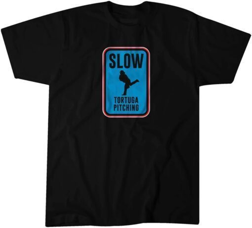 Slow Tortuga Pitching Miami T-Shirt