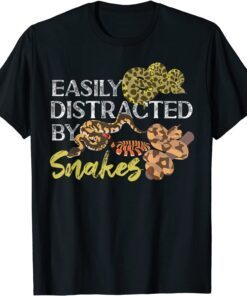 Snake Serpent Easily Distracted By Snakes Tee Shirt