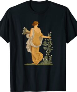 Spring, maiden gathering flowers Tee Shirt