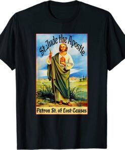 St. Jude the Apostle of Jesus Lost Causes Patron Saint Tee Shirt