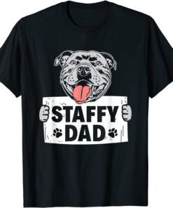 Staffy Dad Staffordshire Bull Terrier Tee Shirt