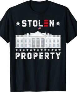 Stolem Property Political Biden in Whit House Tee Shirt