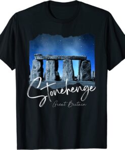 Stonehenge England Souvenir - Stonehenge At Night Tee Shirt