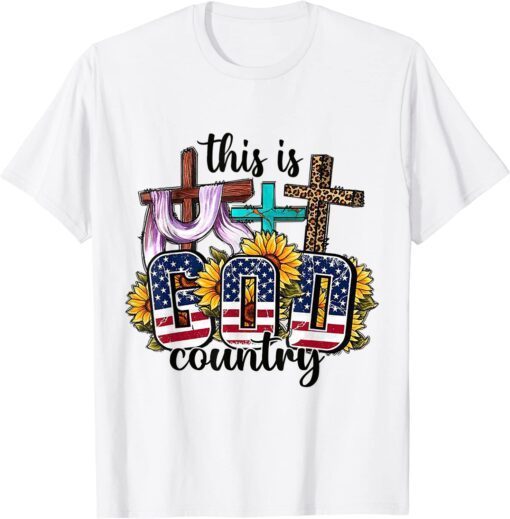 This is god country american flag usa Tee Shirt