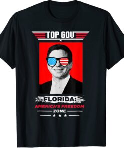 Top Gov Ron DeSantis Top Gov DeSantis 2024 Tee Shirt