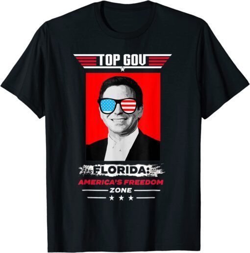 Top Gov Ron DeSantis Top Gov DeSantis 2024 Tee Shirt