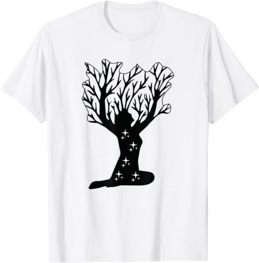 Tree of Life Symbol Fractal Yoga Meditation Tee Shirt