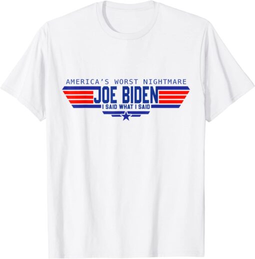 Trump 2024 Election Miss Me Yet America Flag Anti Joe Biden Tee Shirt