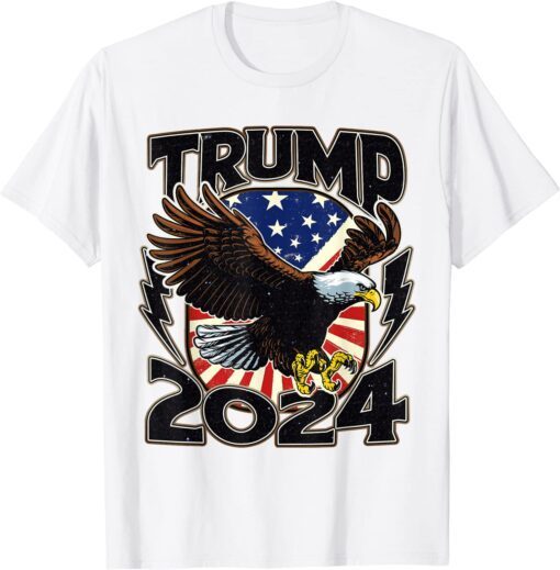 Trump 2024 Great Maga King 4th Of July Anti Joe Biden Tee Shirt