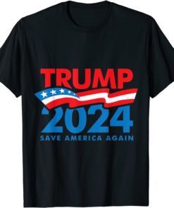 Trump 2024 Retro President 4th July Tee Shirt