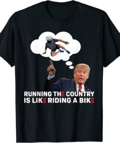 Trump Has Responded To The Biden Bike Running Joe Biden Tee Shirt