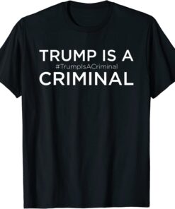 Trump Is A Criminal - Trump For Prison Tee Shirt