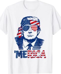 Trump 'Merica ,Trump 4th Of July Tee Shirt