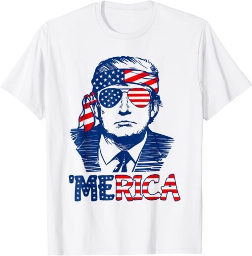 Trump 'Merica ,Trump 4th Of July Tee Shirt