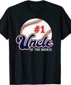 Uncle of the Rookie Tee Rookie of the Year Baseball Uncle Tee Shirt