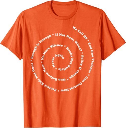 Uvalde Anti Gun Control Shirt Wear Orange End Gun Violence Tee Shirt