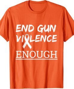 Uvalde End Gun Violence Enough Ribbon Tee Shirt