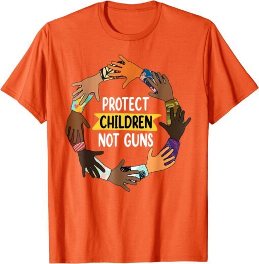 Uvalde Protect Children Not Guns Wear Orange Day Tee Shirt