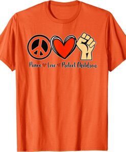 Uvalde Protect Our Kids End Guns Violence Wear Orange Peace Sign Tee Shirt