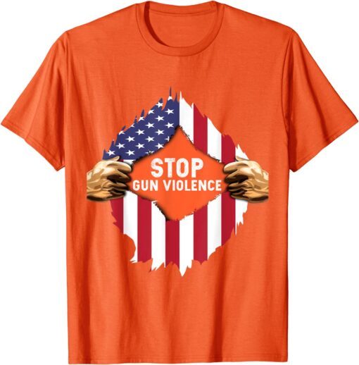 Uvalde Stop Gun Violence Wear Orange Gun Awareness Day Tee Shirt