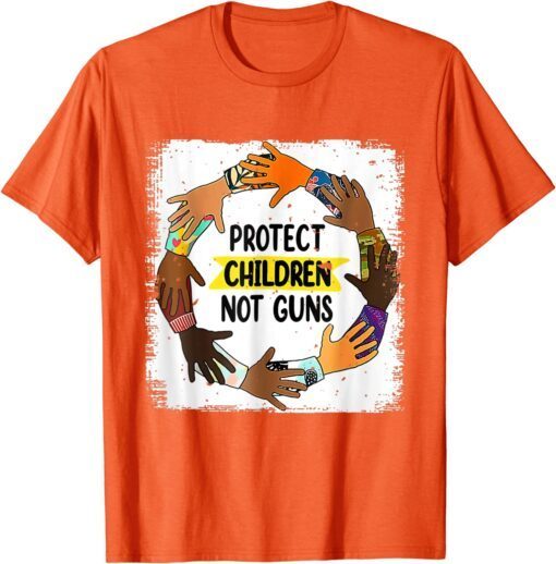 Uvalde Texas Protect Children Not Guns Wear Orange Day Tee Shirt