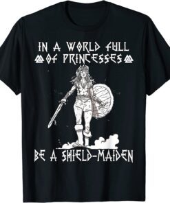 Viking sport shieldmaiden motif Viking ladies T-Shirt