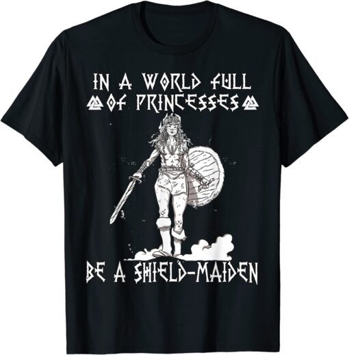 Viking sport shieldmaiden motif Viking ladies T-Shirt