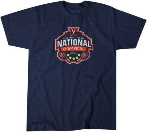 Virginia Men's Tennis: 2022 National Champs Tee Shirt