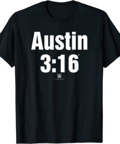 WWE Stone Cold Steve Austin 3:16 Logo Tee Shirt