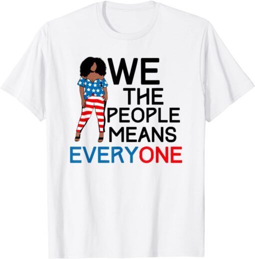 We The People African American Black Lives Matter Tee Shirt