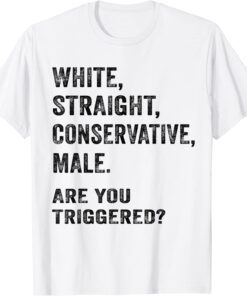 White Straight Conservative Male Conservative Tee Shirt