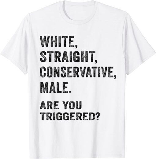 White Straight Conservative Male Conservative Tee Shirt