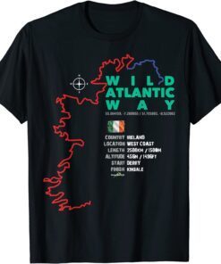 Wilds Atlantic Way Ireland Tee Shirt