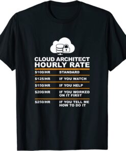 cloud architet hourly rate T-Shirt